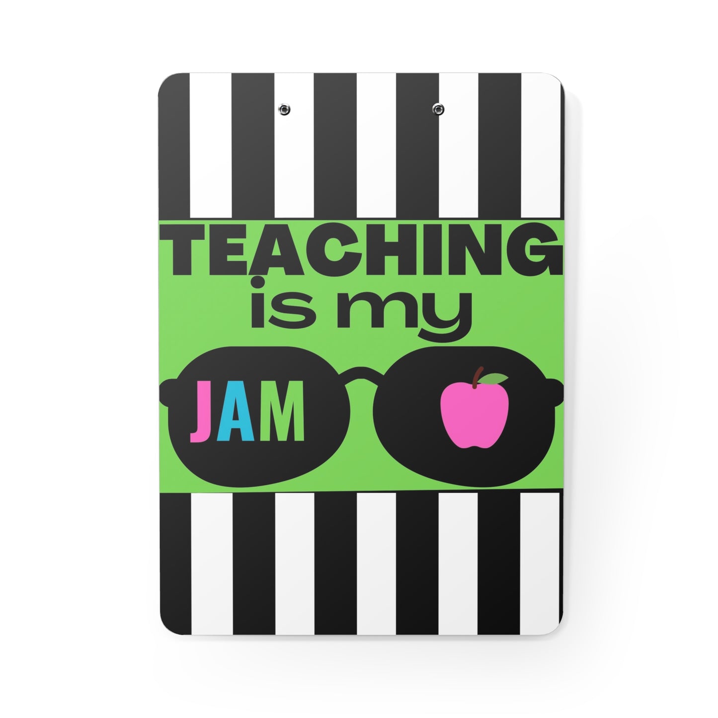 "Teaching is my Jam" [Lime]- Clipboard