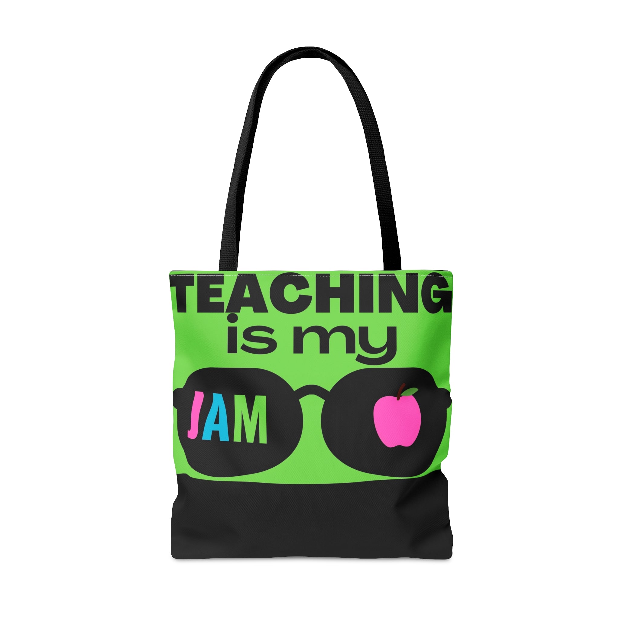 "Teaching is my Jam" [Lime]- Tote Bag