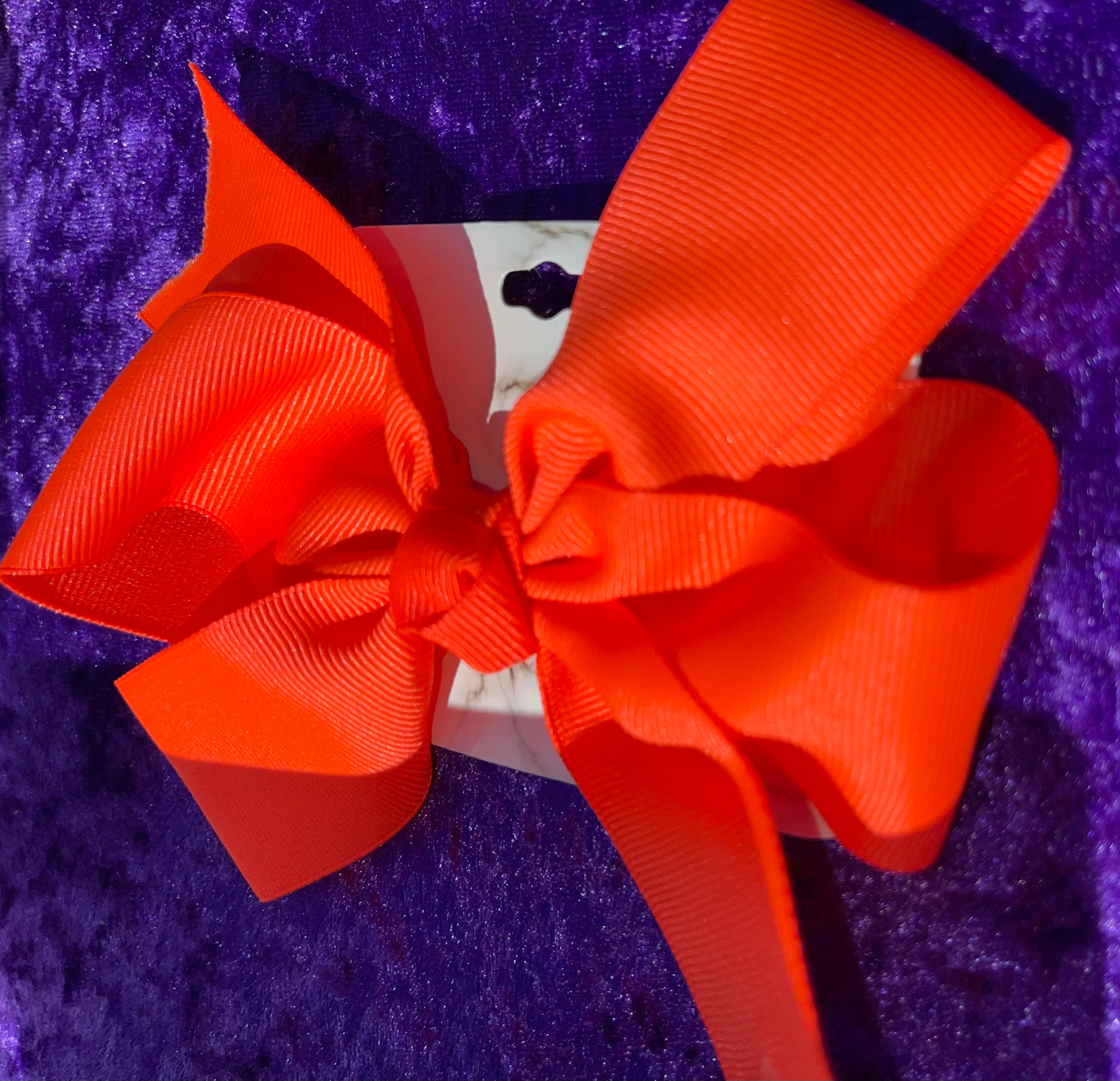 Plain Colored Hair Bow [Multiple Variants]