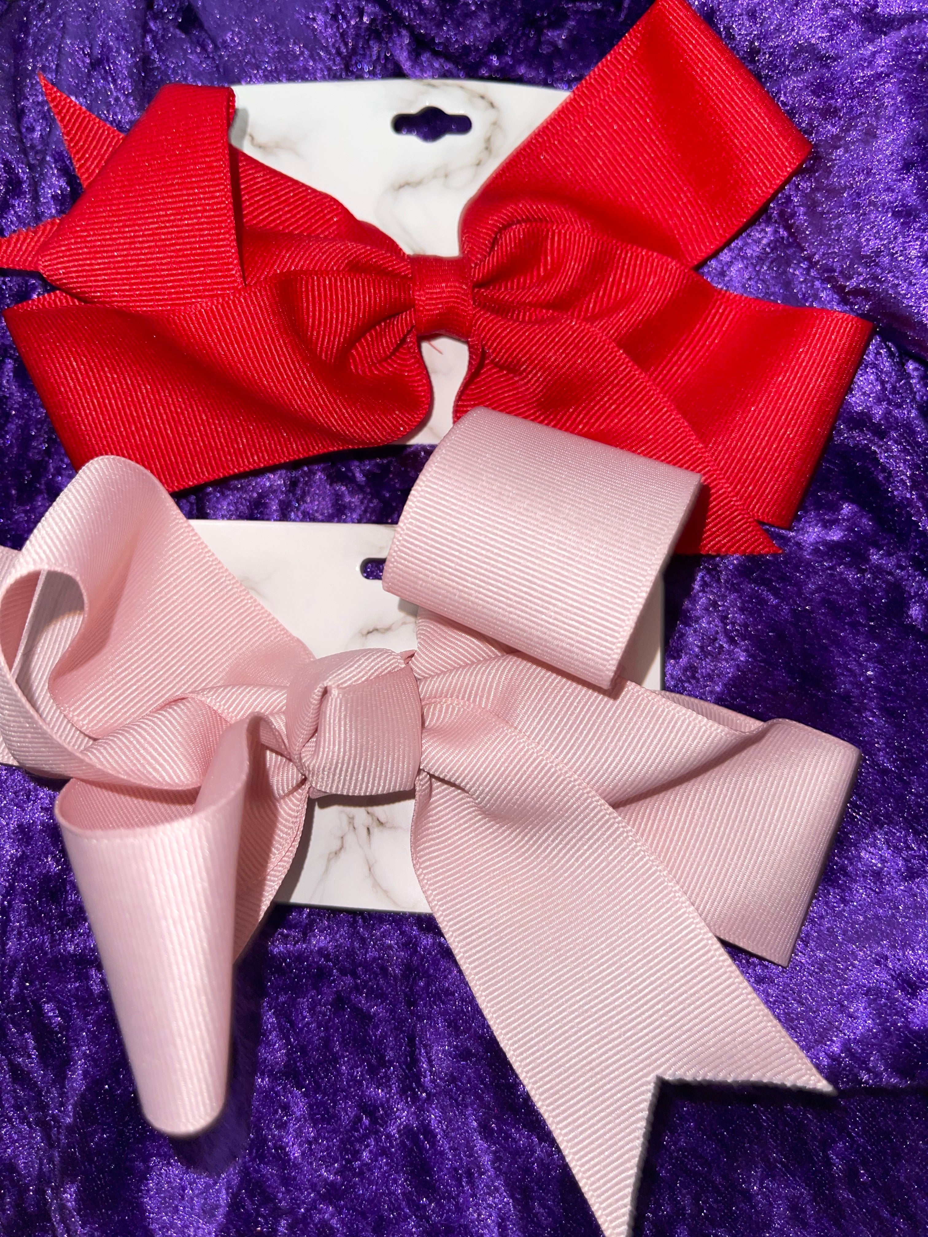 Plain Colored Hair Bow [Multiple Variants]