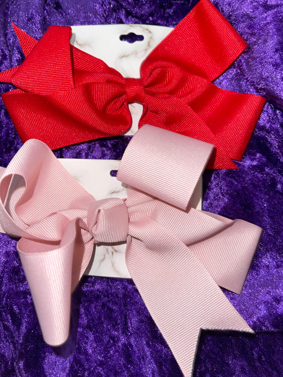 Plain Colored Hair Bow [Multiple Variants]
