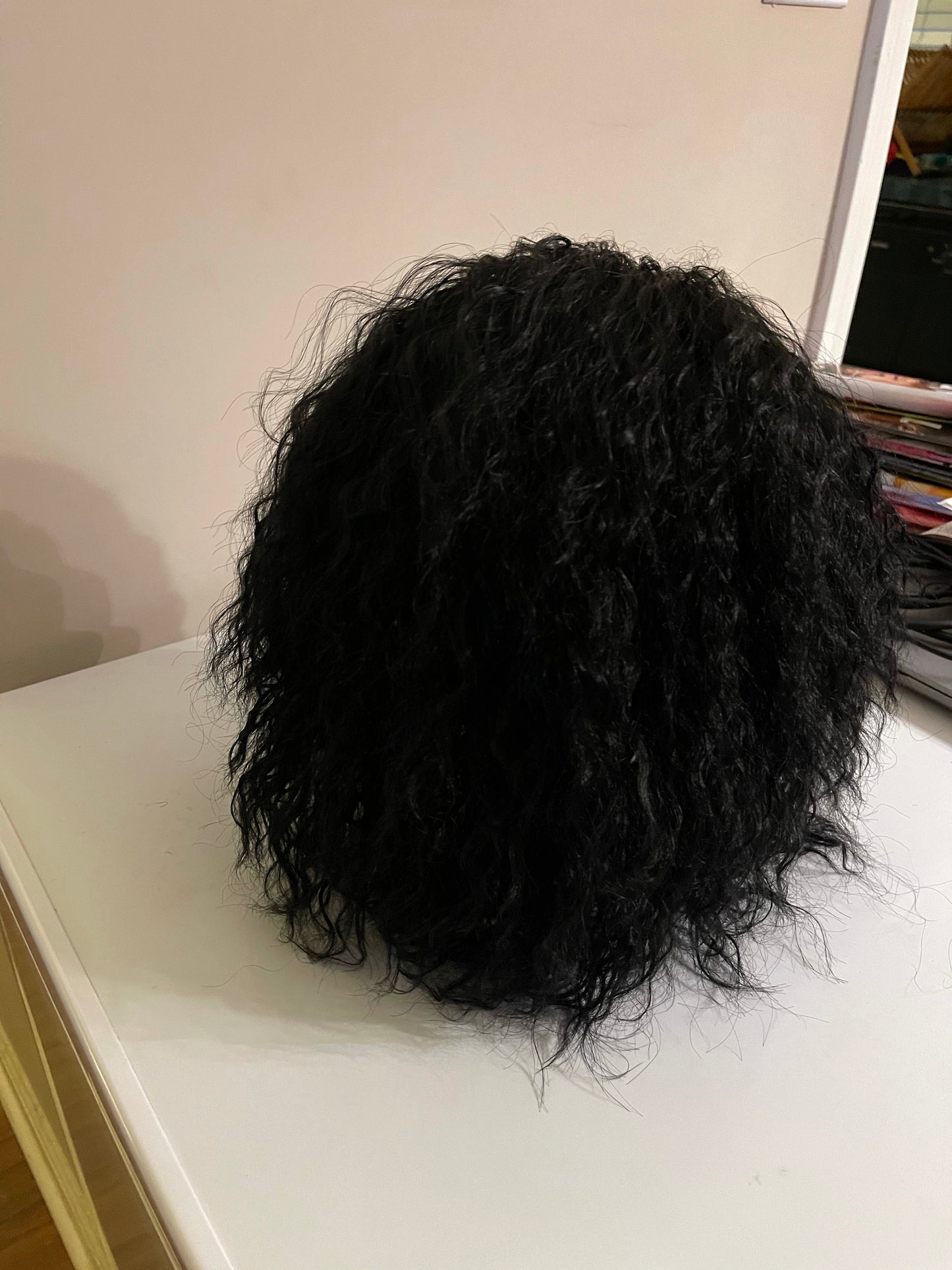 6-8 inch Crinkle Wave Headband Wig