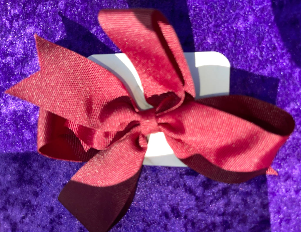 Plain Colored Hair Bow [Multiple Variants]