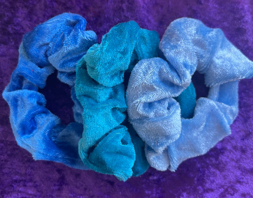 Velvet Scrunchie Set- 3 scrunchies for $1