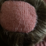 Beanie with puff & built in ear coverage