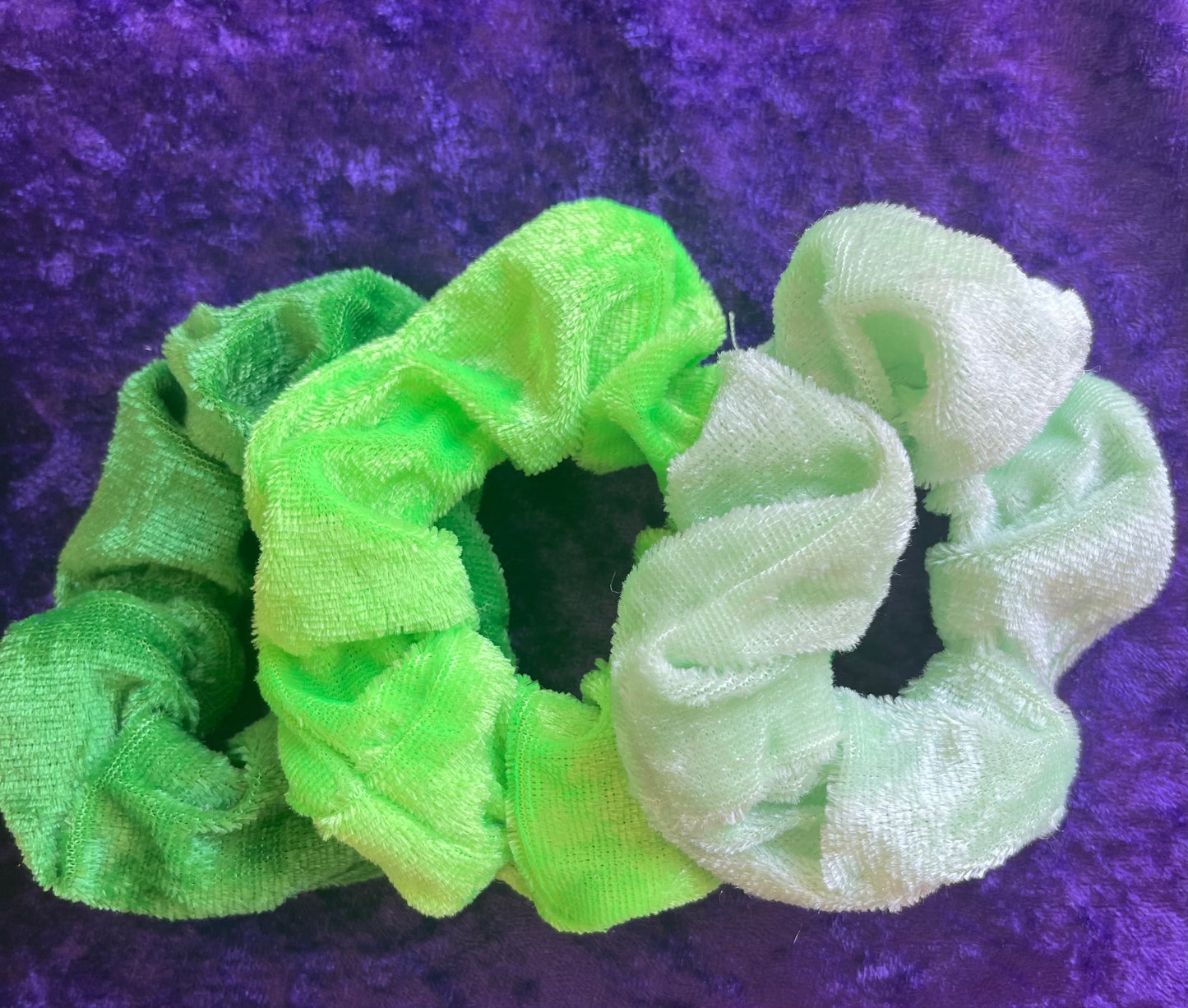 Velvet Scrunchie Set- 3 scrunchies for $1