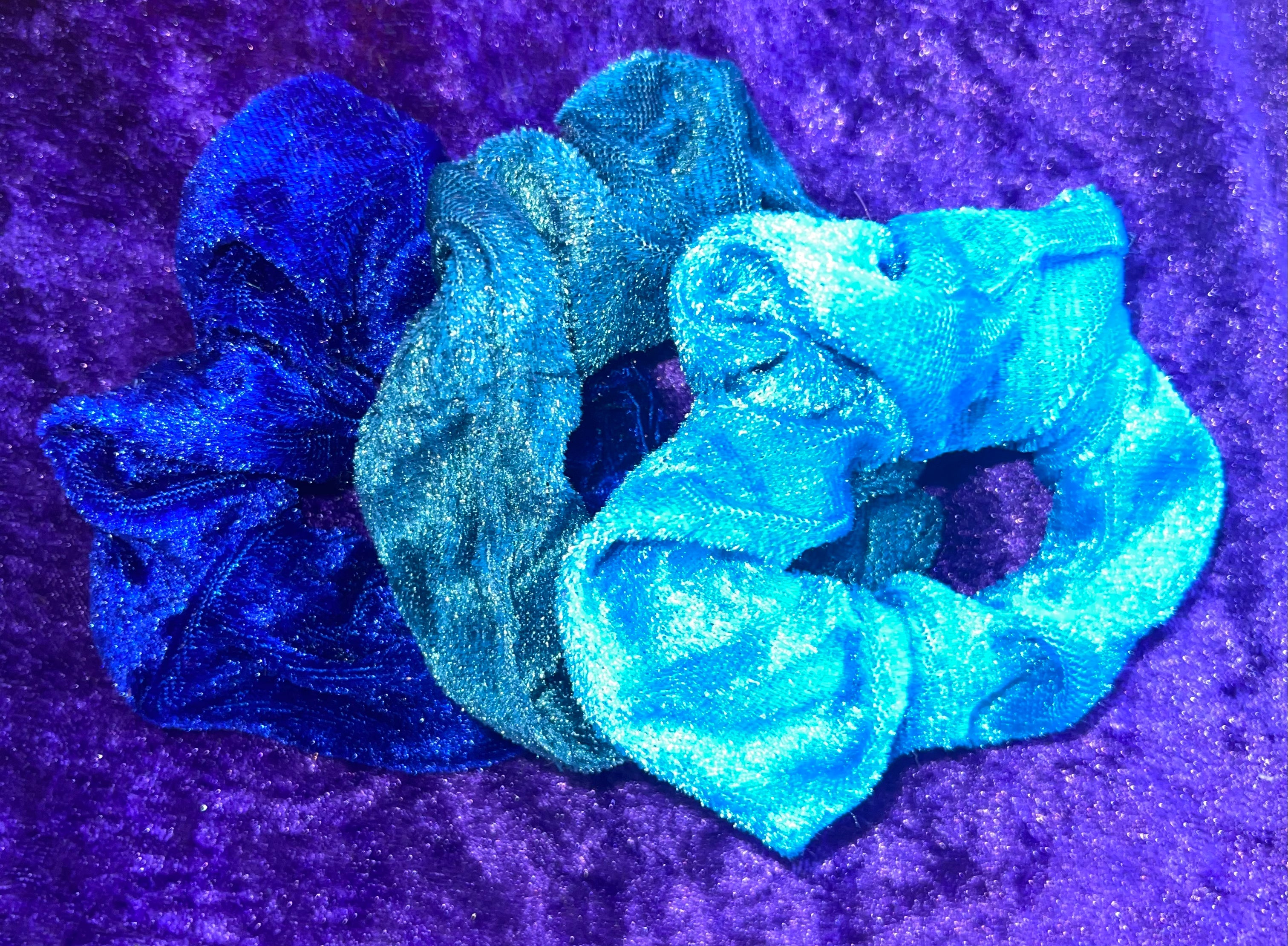 Velvet Scrunchie Set- 3 scrunchies for $1
