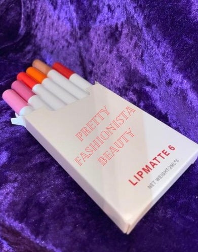6 Pack Liquid Lipstick