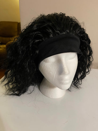 6-8 inch Crinkle Wave Headband Wig