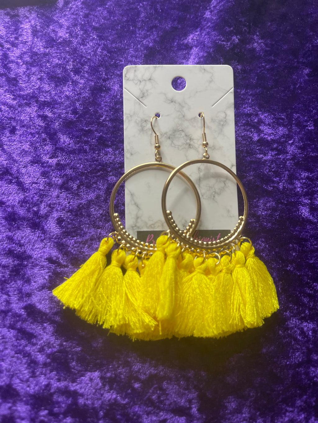 Fringe Earrings [Multiple Variants]