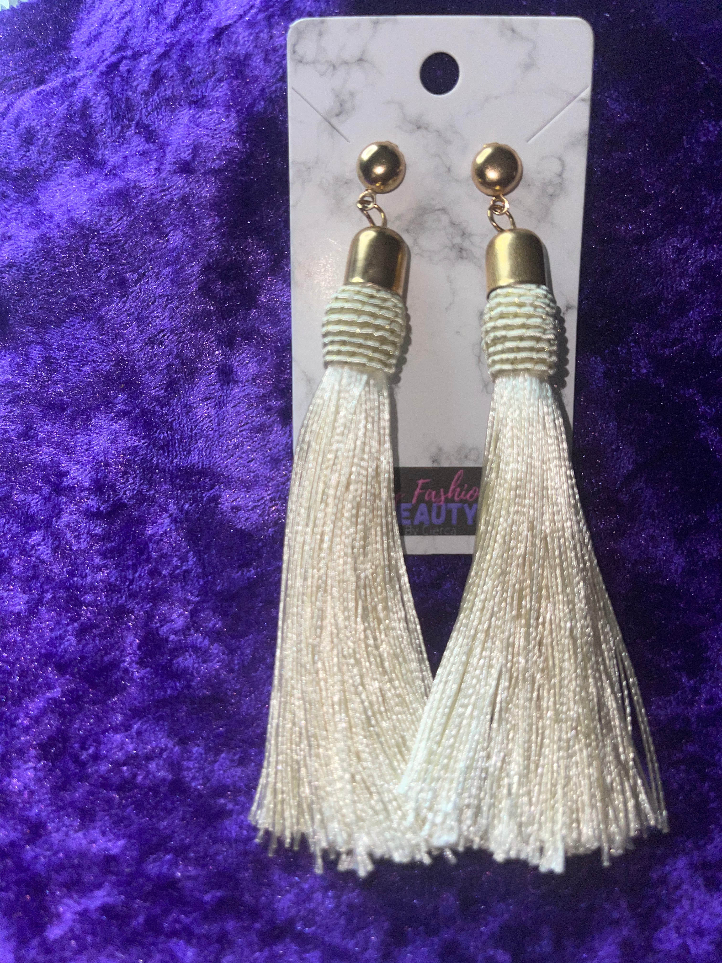Fringe Earrings [Multiple Variants]