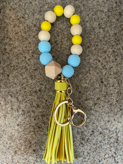 Handmade Bracelet Keychain & Badge Holders