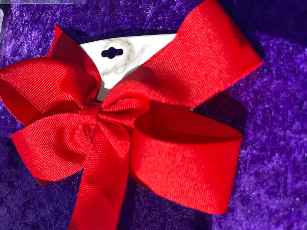 Plain Colored Hair Bow [Multiple Variants]