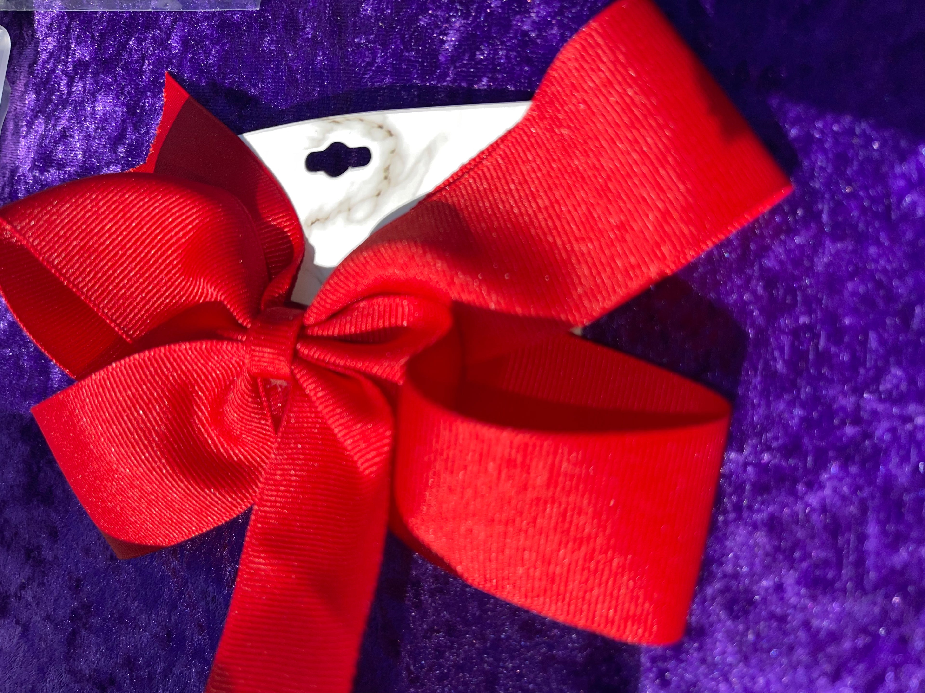 Plain Colored Hair Bow [Multiple Variants]
