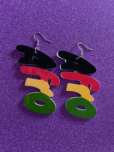 “Afro” Multicolor Earrings