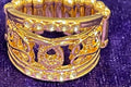Gold with Pendulum and Diamond Encrusted Ring