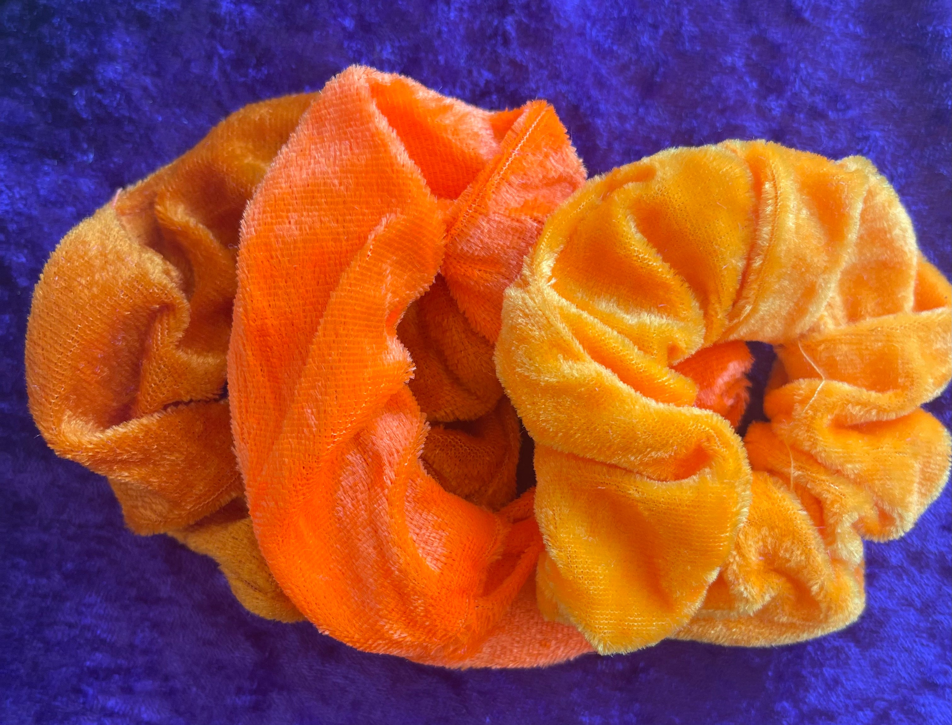 Velvet Scrunchie Set- 3 scrunchies for $1